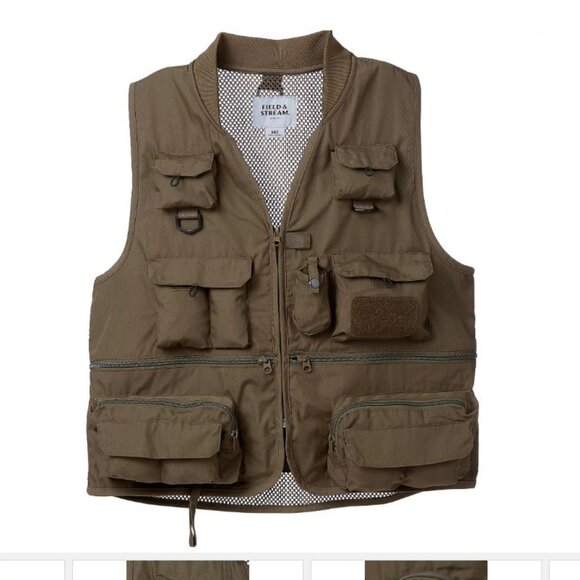 NEW Fishing Vest Field & Streem Men's Size XXL 2XL Ventilated Vented Great for f - Picture 6 of 6